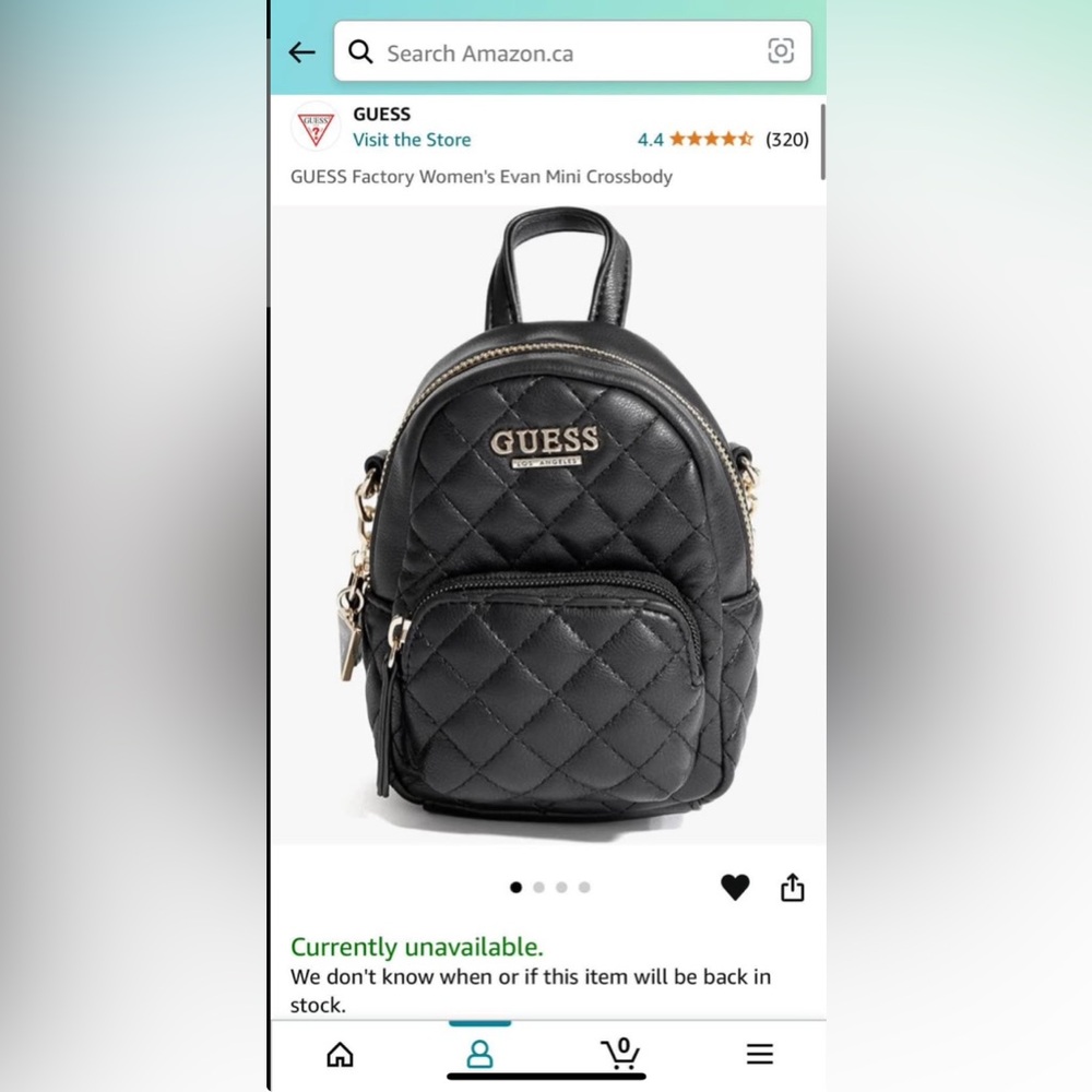GUESS Evan Women's Mini Backpack Crossbody